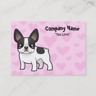 Carte De Visite Amour de bouledogue français