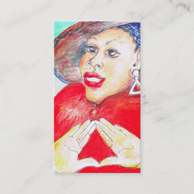 Carte De Visite Amour de diva (Devant)