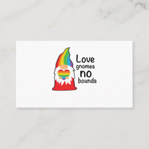 Carte De Visite Amour Gnomes Pas Lié LGBT Fier