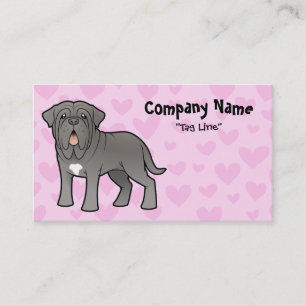 Carte De Visite Amour napolitain de mastiff