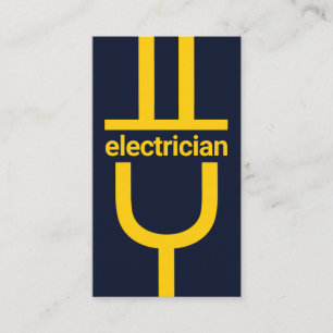 Carte De Visite Ampoule d'alimentation