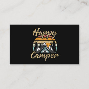 Carte De Visite Amusant Camping Randonnée Lover Présente Happy C