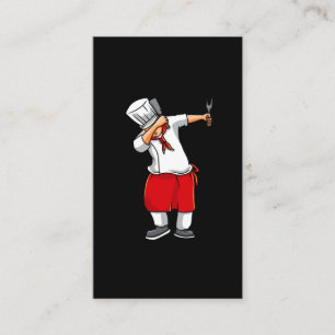 Carte De Visite Amusant chef hibachi cuisinier japonais