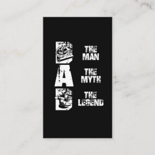 Carte De Visite Amusant Souder papa Homme Mythe Légende Père Soude