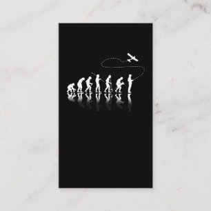 Carte De Visite Amusante évolution du pilote d'aéronef RC