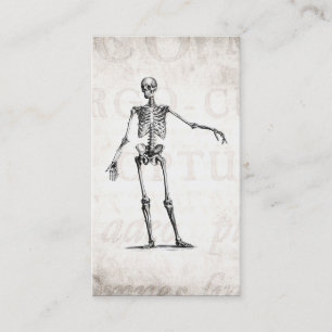 Carte De Visite Anatomie squelettique de squelettes de 1800s
