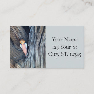 Carte De Visite Ange sculpté dans l'arbre Thunder Cove