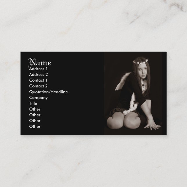 Carte De Visite Angel (Devant)