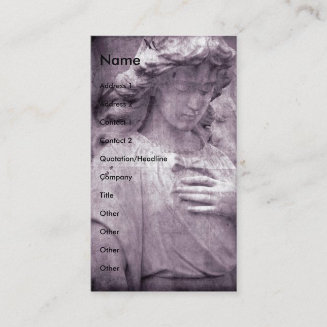 Carte De Visite Angel (Devant)
