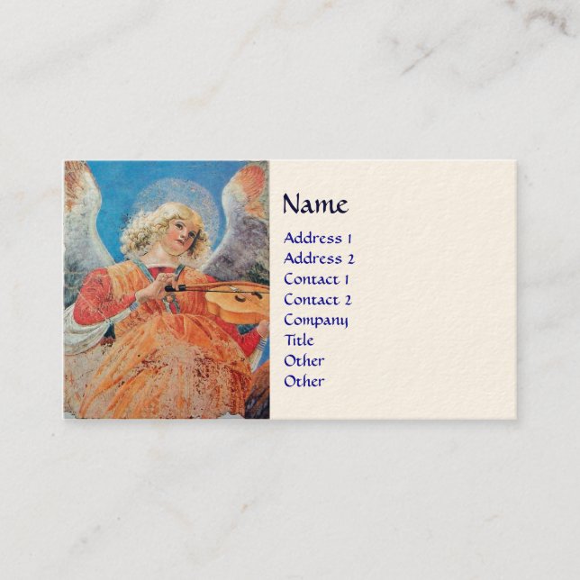 CARTE DE VISITE ANGEL DE NOËL (Devant)