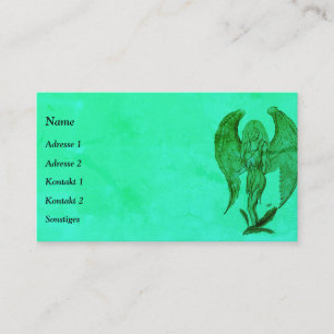 Carte De Visite Angel en style tatouage