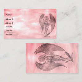 Carte De Visite Angel en style tatouage