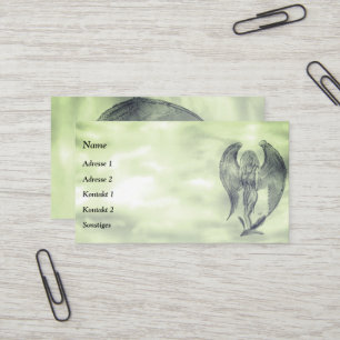 Carte De Visite Angel en style tatouage