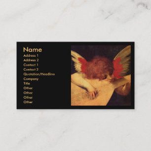 Carte De Visite Angel Musicien, Rosso Fiorentino Christian