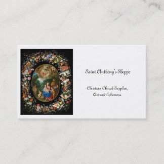 Carte De Visite Anges Offrant Des Cadeaux