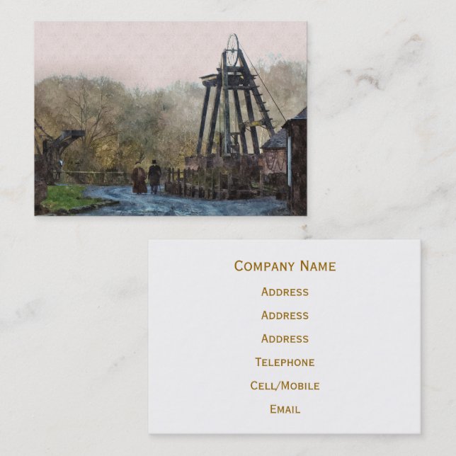 CARTE DE VISITE ANGLETERRE VICTORIENNE (Devant / Derrière)