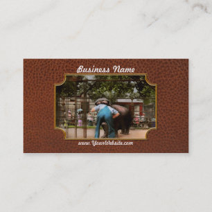 Carte De Visite Animal - Hippopotame - Tours stupides d'humains 19