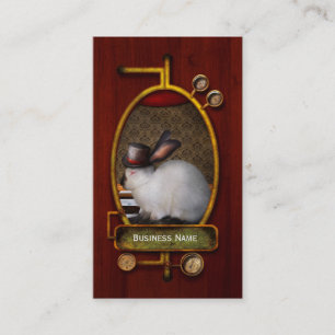 Carte De Visite Animal - le lapin - version inverse