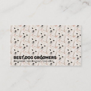 Carte De Visite Animal Motif West Highland Terrier Dog