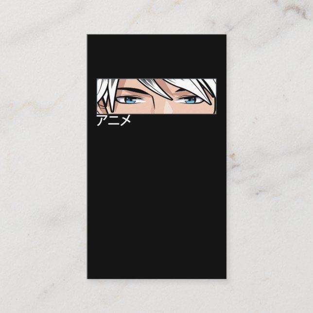 Carte De Visite Anime Japonais Kawaii Manga Otaku (Devant)