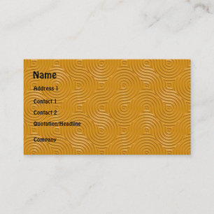 Carte De Visite anneaux gothiques répétant le modèle