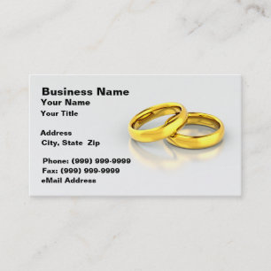 Carte De Visite Anneaux Mariages d'or