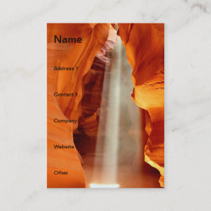 Carte De Visite Antelope Canyon