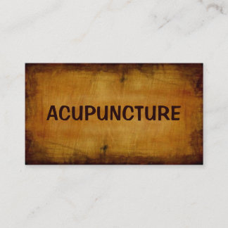 Carte de visite antique Acupuncture
