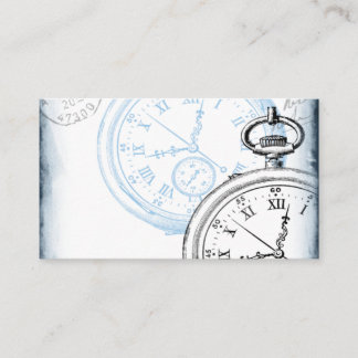 Carte De Visite Antique Horloge de la montre de poche
