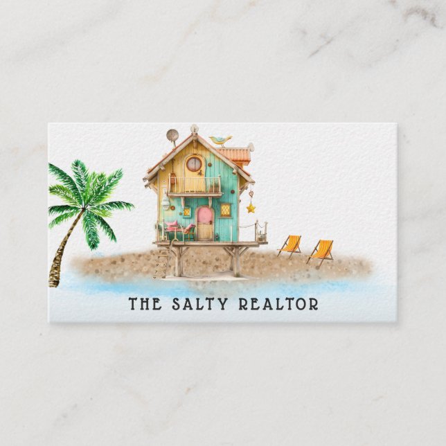 Carte De Visite *~* AP13 REALATOR Beach Rentals B&B Inn 5 (Devant)