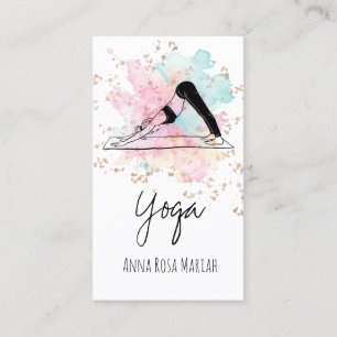 Carte De Visite *~* AP33 Yoga Rainbow Chakra Parties scintillant s