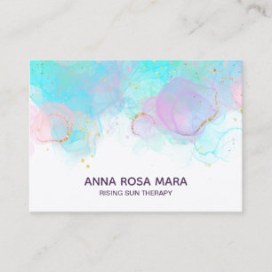 Carte De Visite *~** AP46 Pastel Gold Parties scintillant Abstrait