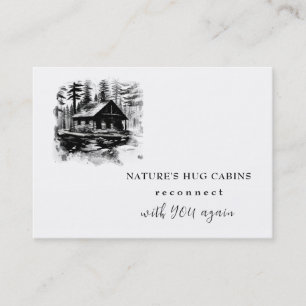 Carte De Visite *~* AP49 Rustique Cabine QR Cottage Lodge