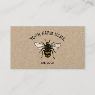 Carte De Visite Apiarist Apiarist Bee Farm Honeybees Honeypeb