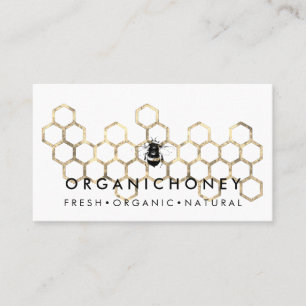 Carte De Visite Apiariste Bumble Bee Honeypeb