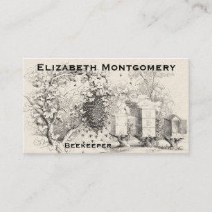 Carte de visite apiculteur professionnel de style 