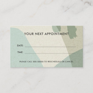 CARTE DE VISITE APPARTEMENT D'ART ABSTRAIT AQUA BLUE MODERNE