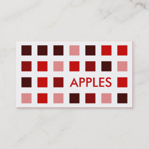 Carte De Visite APPLES (carrés mod)