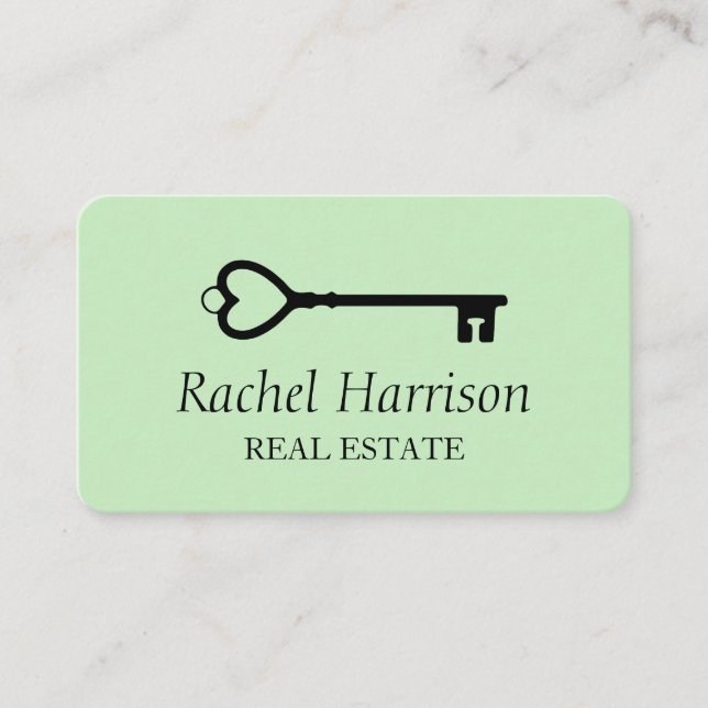 Carte De Visite Appréciation du concepteur d'intérieur de clés Vin (Devant)