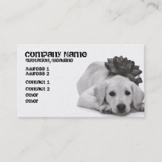 Carte De Visite Approvisionnement d'animal familier/Groomer/etc.
