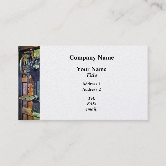 Carte De Visite Appuyer sur l'exploration dans Shop (Devant)