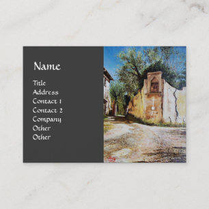 Carte De Visite APRÈS-MIDI À RIMAGGIO / Vue Toscane