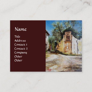 Carte De Visite APRÈS-MIDI DANS RIMAGGIO/vue de la Toscane