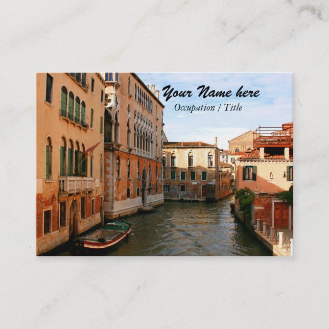 Carte De Visite Après-midi d'or (Devant)