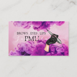 Carte De Visite Après-soins des sourcils PMU Microblading Henna Sa