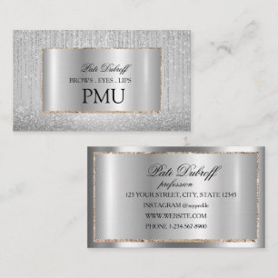 Carte De Visite Après-sourcils PMU Microblading Henna Salon