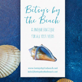 Carte De Visite Aqua Blue Beach à thème