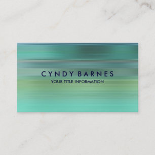 Carte de visite Aqua Blue Green Grille