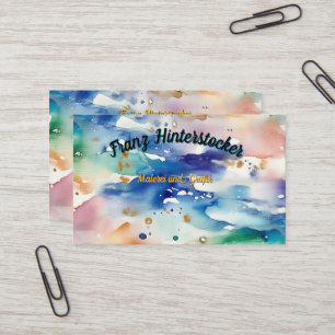 Carte De Visite Aquarell