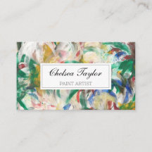 Aquarelle Abstrait Script Wavy professionnel